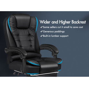 Big and tall office deals chair with massage